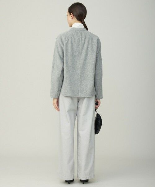 L size ONWARD(大きいサイズ) / エルサイズオンワード カーディガン・ボレロ | ウーレットシャギー ブルゾン | 詳細3