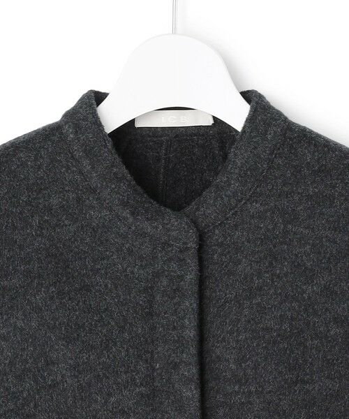 L size ONWARD(大きいサイズ) / エルサイズオンワード カーディガン・ボレロ | ウーレットシャギー ブルゾン | 詳細8
