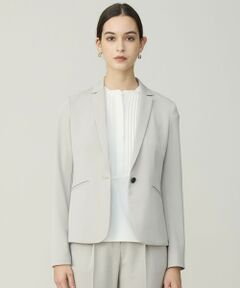 L size ONWARD(大きいサイズ) / エルサイズオンワード カットソー | イージージョーゼット ピンタックカットソー