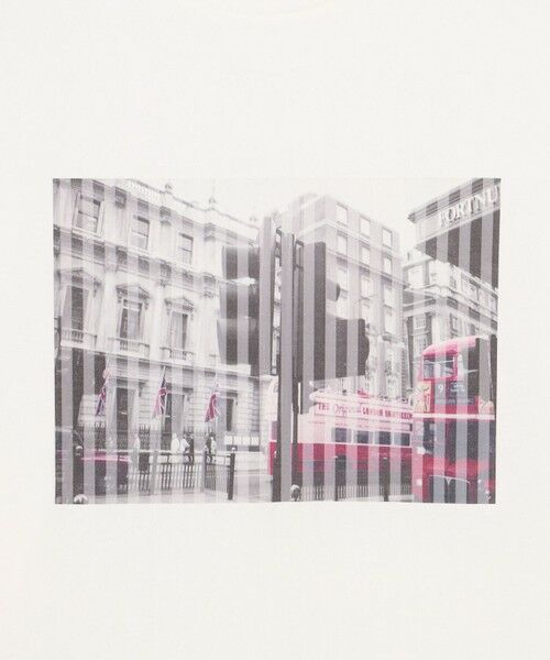 L size ONWARD(大きいサイズ) / エルサイズオンワード カットソー | 【30th ANNIVERSARY】 LONDONフォトプリント ロングスリーブTシャツ | 詳細7