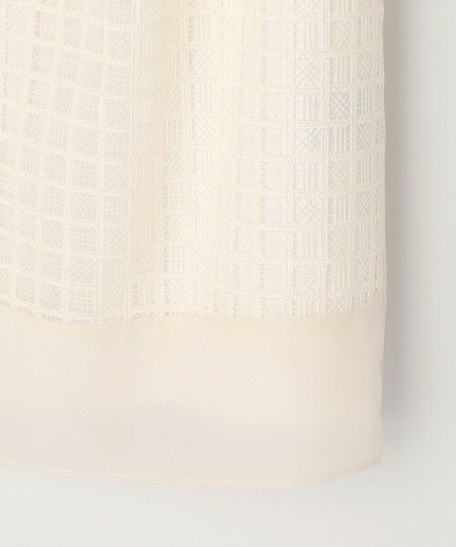 L size ONWARD(大きいサイズ) / エルサイズオンワード カットソー | レースコンビ カットソー | 詳細7