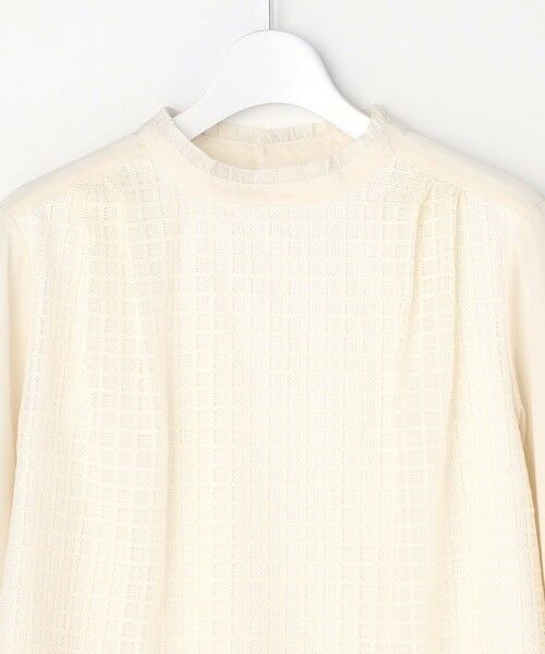 L size ONWARD(大きいサイズ) / エルサイズオンワード カットソー | レースコンビ カットソー | 詳細5