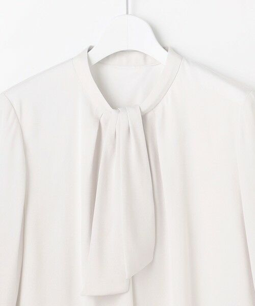 L size ONWARD(大きいサイズ) / エルサイズオンワード カットソー | バックサテンジョーゼット カットソー | 詳細11