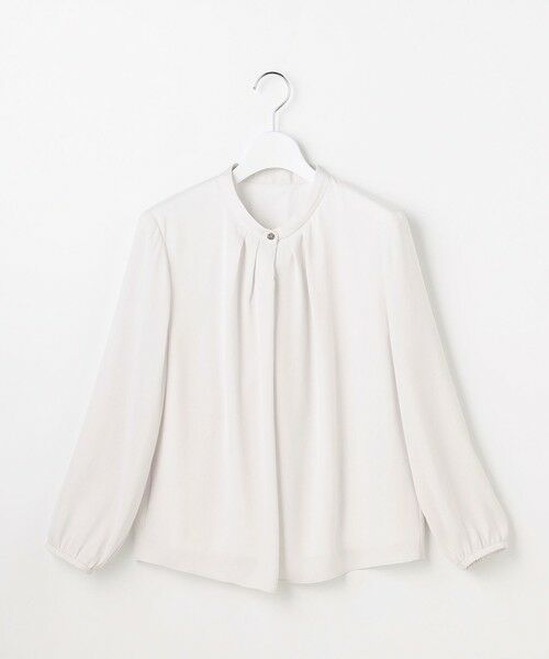 L size ONWARD(大きいサイズ) / エルサイズオンワード カットソー | バックサテンジョーゼット カットソー | 詳細14