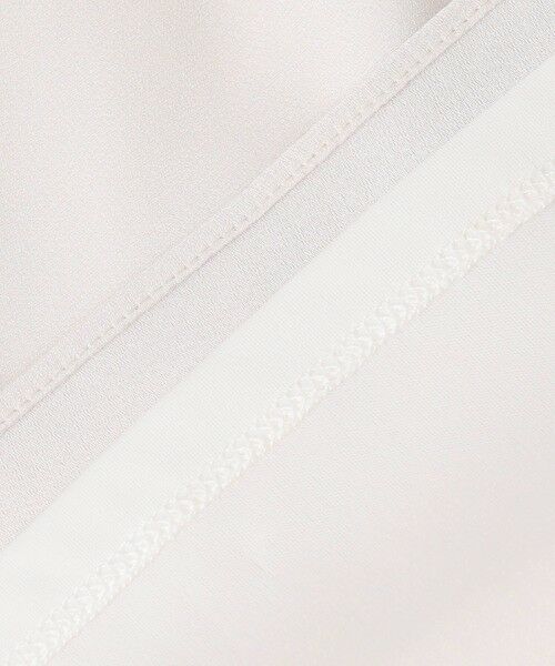 L size ONWARD(大きいサイズ) / エルサイズオンワード カットソー | バックサテンジョーゼット カットソー | 詳細18