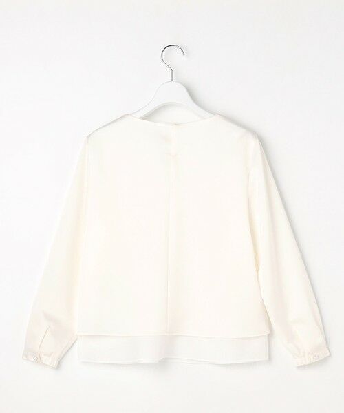 L size ONWARD(大きいサイズ) / エルサイズオンワード カットソー | ハンマーサテン カットソー | 詳細6