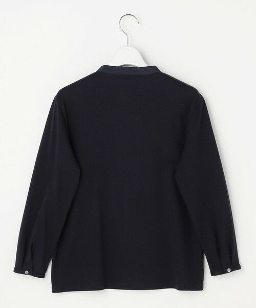 L size ONWARD(大きいサイズ) / エルサイズオンワード カットソー | レースコンビ ボウタイ カットソー | 詳細9