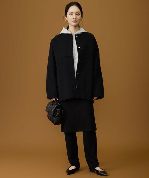 L size ONWARD(大きいサイズ) / エルサイズオンワード パーカー | ウールブークレ フーディー | 詳細2