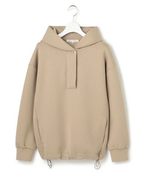 L size ONWARD(大きいサイズ) / エルサイズオンワード パーカー | 【洗える】コットンエアーダンボール ドロスト フーディー | 詳細14