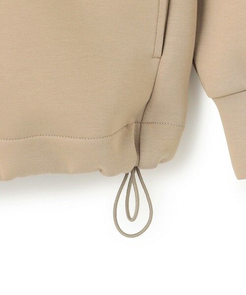 L size ONWARD(大きいサイズ) / エルサイズオンワード パーカー | 【洗える】コットンエアーダンボール ドロスト フーディー | 詳細15