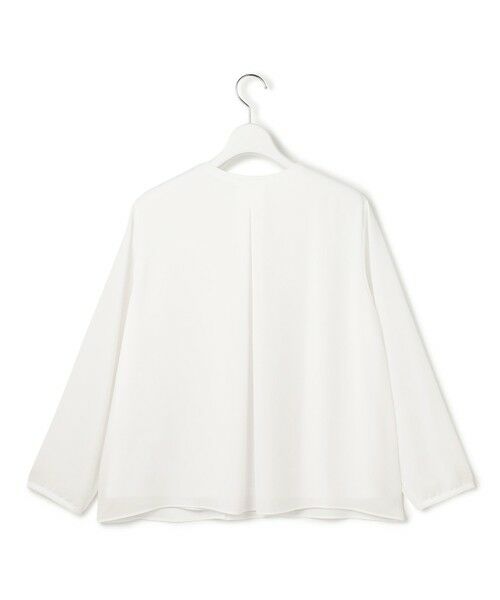 L size ONWARD(大きいサイズ) / エルサイズオンワード シャツ・ブラウス | 【洗える】ジョーゼットフリル ブラウス | 詳細5