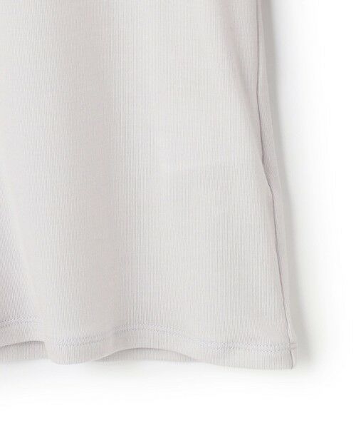 L size ONWARD(大きいサイズ) / エルサイズオンワード カットソー | 【洗える】チュールフライス シアーハイネック カットソー | 詳細13