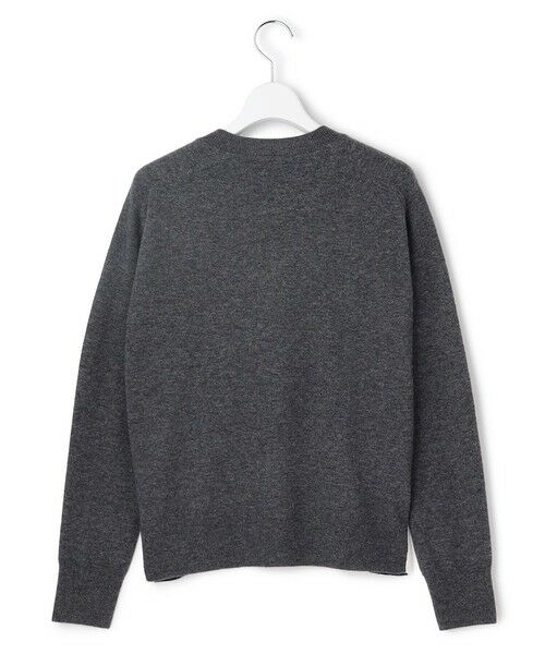 L size ONWARD(大きいサイズ) / エルサイズオンワード ニット・セーター | 【30th ANNIVERSARY】 カシミヤブレンド 配色デザインプルオーバー | 詳細4