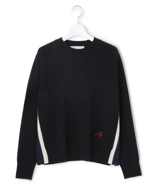 L size ONWARD(大きいサイズ) / エルサイズオンワード ニット・セーター | 【30th ANNIVERSARY】 カシミヤブレンド 配色デザインプルオーバー | 詳細15