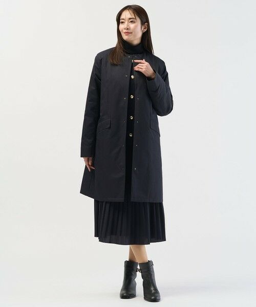 L size ONWARD(大きいサイズ) / エルサイズオンワード ノーカラージャケット | NEW TWEED ニット ジャケット | 詳細2