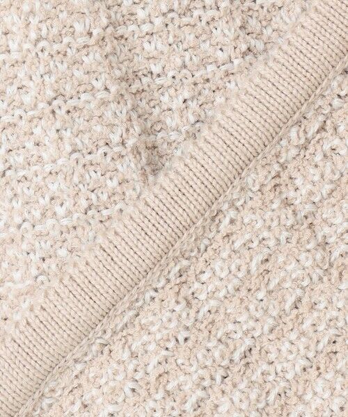 L size ONWARD(大きいサイズ) / エルサイズオンワード ノーカラージャケット | NEW TWEED ニット ジャケット | 詳細14