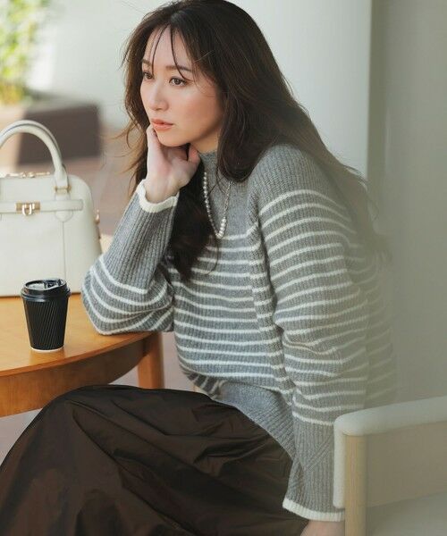 L size ONWARD(大きいサイズ) / エルサイズオンワード ニット・セーター | ハイネックAir ニット | 詳細29