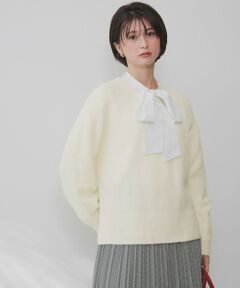 L size ONWARD(大きいサイズ) / エルサイズオンワード ニット・セーター | ボートネックAir ニット