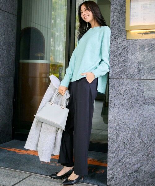 L size ONWARD(大きいサイズ) / エルサイズオンワード ニット・セーター | ボートネックAir ニット | 詳細20