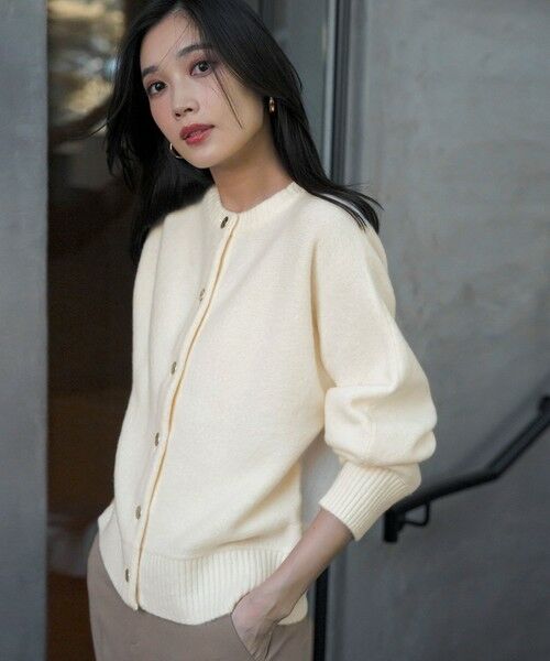 L size ONWARD(大きいサイズ) / エルサイズオンワード カーディガン・ボレロ | 【前後着用可能】Airニット カーディガン | 詳細1