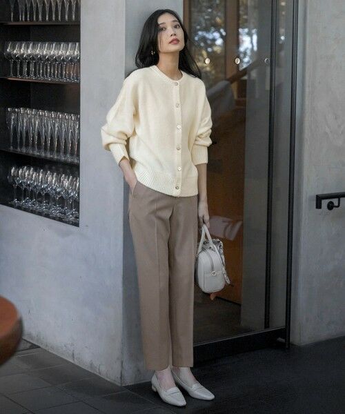 L size ONWARD(大きいサイズ) / エルサイズオンワード カーディガン・ボレロ | 【前後着用可能】Airニット カーディガン | 詳細2