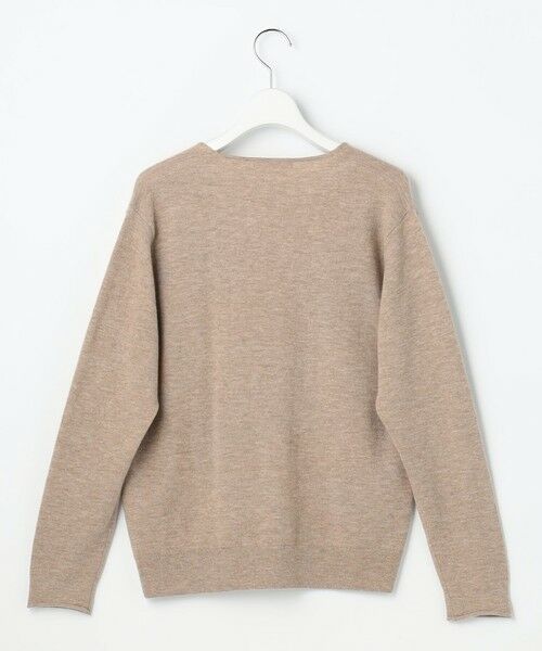 L size ONWARD(大きいサイズ) / エルサイズオンワード ニット・セーター | 【SHIHOさん着用】ウールハイゲージVネック ニット | 詳細9