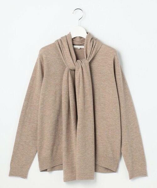 L size ONWARD(大きいサイズ) / エルサイズオンワード ニット・セーター | 【SHIHOさん着用】ウールハイゲージVネック ニット | 詳細10