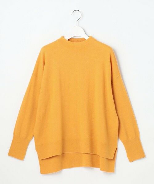 L size ONWARD(大きいサイズ) / エルサイズオンワード ニット・セーター | 【SHIHOさん着用】ウールハイゲージモックネック ニット | 詳細6