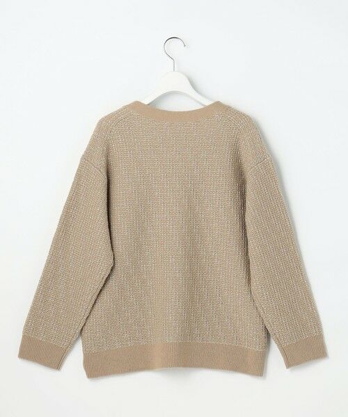 L size ONWARD(大きいサイズ) / エルサイズオンワード カーディガン・ボレロ | 【SHIHOさん着用】ラメツイード カーディガン | 詳細10