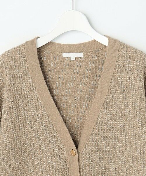 L size ONWARD(大きいサイズ) / エルサイズオンワード カーディガン・ボレロ | 【SHIHOさん着用】ラメツイード カーディガン | 詳細5