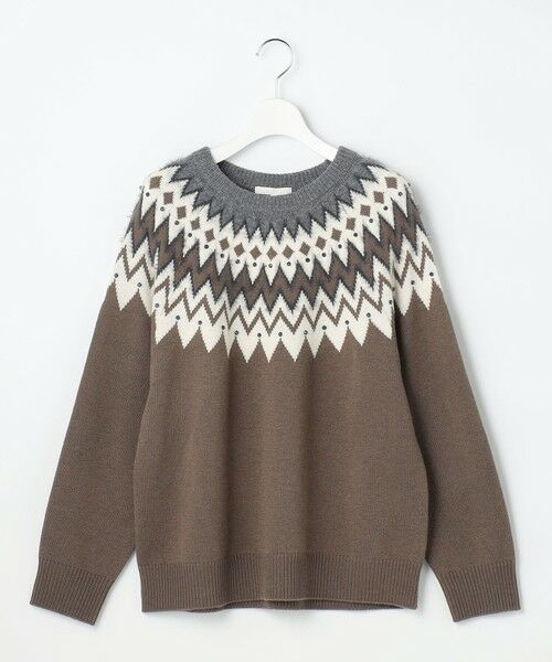 L size ONWARD(大きいサイズ) / エルサイズオンワード ニット・セーター | フェアアイル ニット | 詳細6