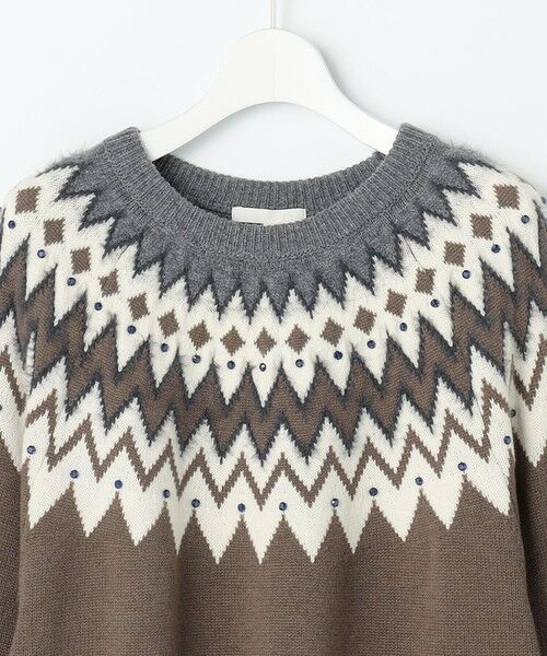 L size ONWARD(大きいサイズ) / エルサイズオンワード ニット・セーター | フェアアイル ニット | 詳細7