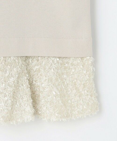 L size ONWARD(大きいサイズ) / エルサイズオンワード カーディガン・ボレロ | 【SHIHOさん着用】ジャカードコンビ カーディガン | 詳細7