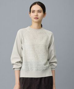 L size ONWARD(大きいサイズ) / エルサイズオンワード ニット・セーター | ジャカードコンビ プルオーバー