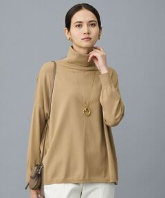 L size ONWARD(大きいサイズ) / エルサイズオンワード ニット・セーター | ウォームレーヨンストレッチハイネック ニット