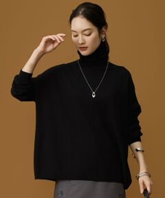 L size ONWARD(大きいサイズ) / エルサイズオンワード ニット・セーター | ウォームレーヨンストレッチハイネック ニット