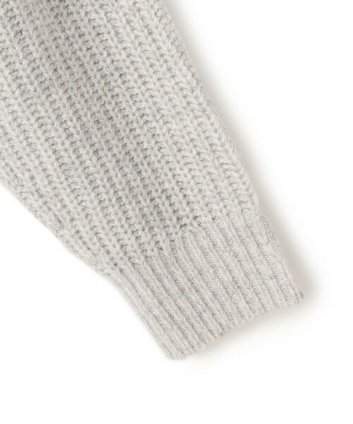 L size ONWARD(大きいサイズ) / エルサイズオンワード ニット・セーター | 【洗える】ウールカシミヤ カラーブロック バルキー ニット | 詳細10