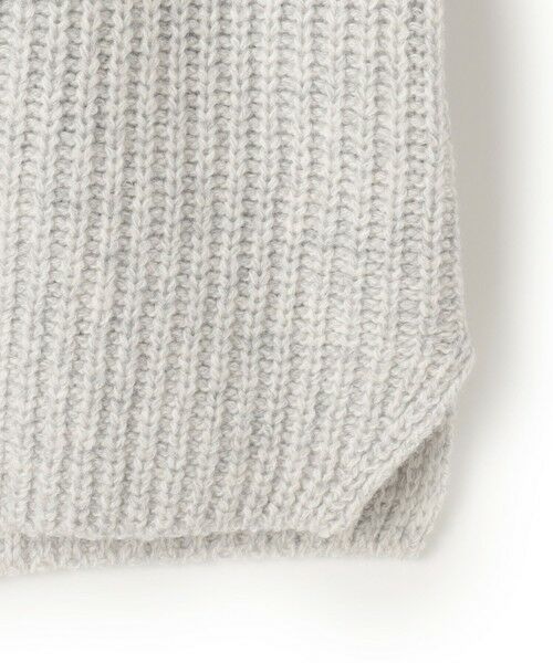 L size ONWARD(大きいサイズ) / エルサイズオンワード ニット・セーター | 【洗える】ウールカシミヤ カラーブロック バルキー ニット | 詳細11