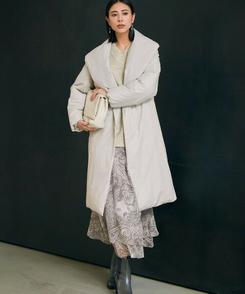 L size ONWARD(大きいサイズ) / エルサイズオンワード ニット・セーター | モヘヤミックススパングル Vネック ニット | 詳細1