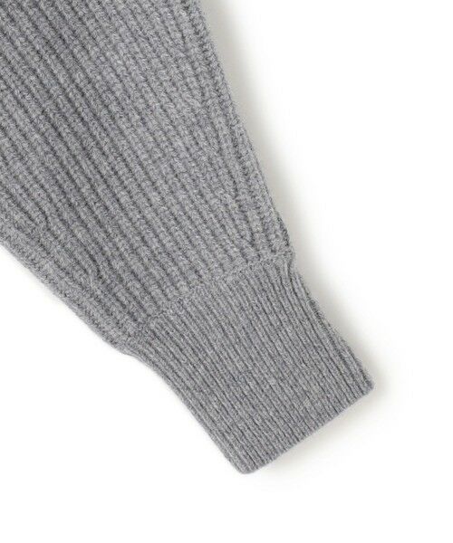 L size ONWARD(大きいサイズ) / エルサイズオンワード ニット・セーター | 【洗える】ウールカシミヤチャンキー クロップド スキッパーニット | 詳細7