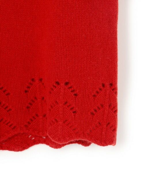 L size ONWARD(大きいサイズ) / エルサイズオンワード ニット・セーター | 【滝沢眞規子さん着用/洗える】レーシーヘムデザイン パフスリーブ ニット | 詳細12