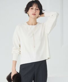 L size ONWARD(大きいサイズ) / エルサイズオンワード ニット・セーター | 【WEB＆一部店舗限定カラーあり/滝沢眞規子さん着用】クリスタルホットフィット ニット