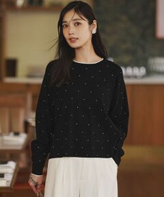 L size ONWARD(大きいサイズ) / エルサイズオンワード ニット・セーター | 【WEB＆一部店舗限定カラーあり/滝沢眞規子さん着用】クリスタルホットフィット ニット