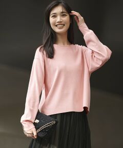 L size ONWARD(大きいサイズ) / エルサイズオンワード ニット・セーター | 【WEB＆一部店舗限定カラーあり/滝沢眞規子さん着用】クリスタルホットフィット ニット