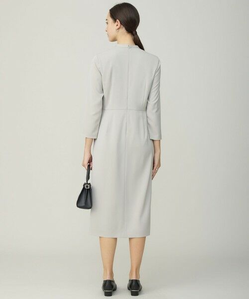 L size ONWARD(大きいサイズ) / エルサイズオンワード ロング・マキシ丈ワンピース | Fied ハイネック ワンピース | 詳細2