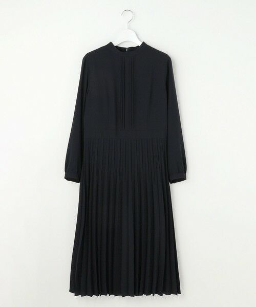 L size ONWARD(大きいサイズ) / エルサイズオンワード ロング・マキシ丈ワンピース | ノルディス2wayジョーゼット プリーツ ワンピース | 詳細5