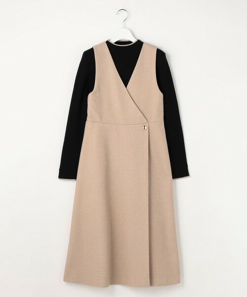 L size ONWARD(大きいサイズ) / エルサイズオンワード セットアップ | 【2SET】ジャンパースカート × ニット セット | 詳細20