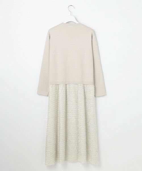 L size ONWARD(大きいサイズ) / エルサイズオンワード ロング・マキシ丈ワンピース | 【カタログ掲載】ジャカードコンビ ワンピース | 詳細8