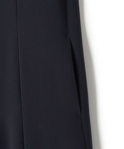 L size ONWARD(大きいサイズ) / エルサイズオンワード ロング・マキシ丈ワンピース | 【セットアップ対応/洗える】トリアセダブルジョーゼット 襟付き ワンピース | 詳細10