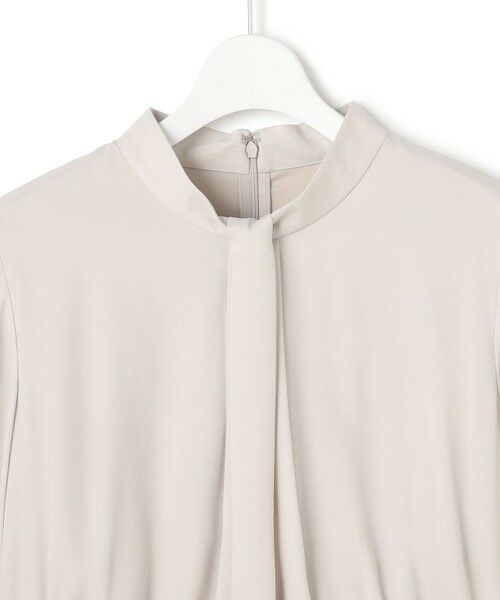 L size ONWARD(大きいサイズ) / エルサイズオンワード ドレス | 【洗える】クリスタルアムンゼン ウエスト切り替え ワンピース | 詳細6